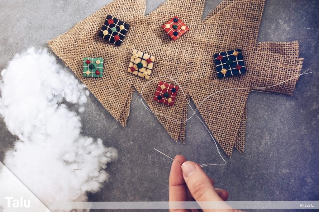 Tannenbaum nähen Anleitung für DIY Weihnachtsbaum Talu.de