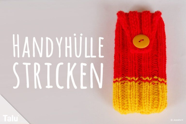 Handyhülle stricken