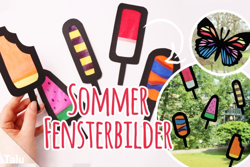 Sommer Fensterbilder