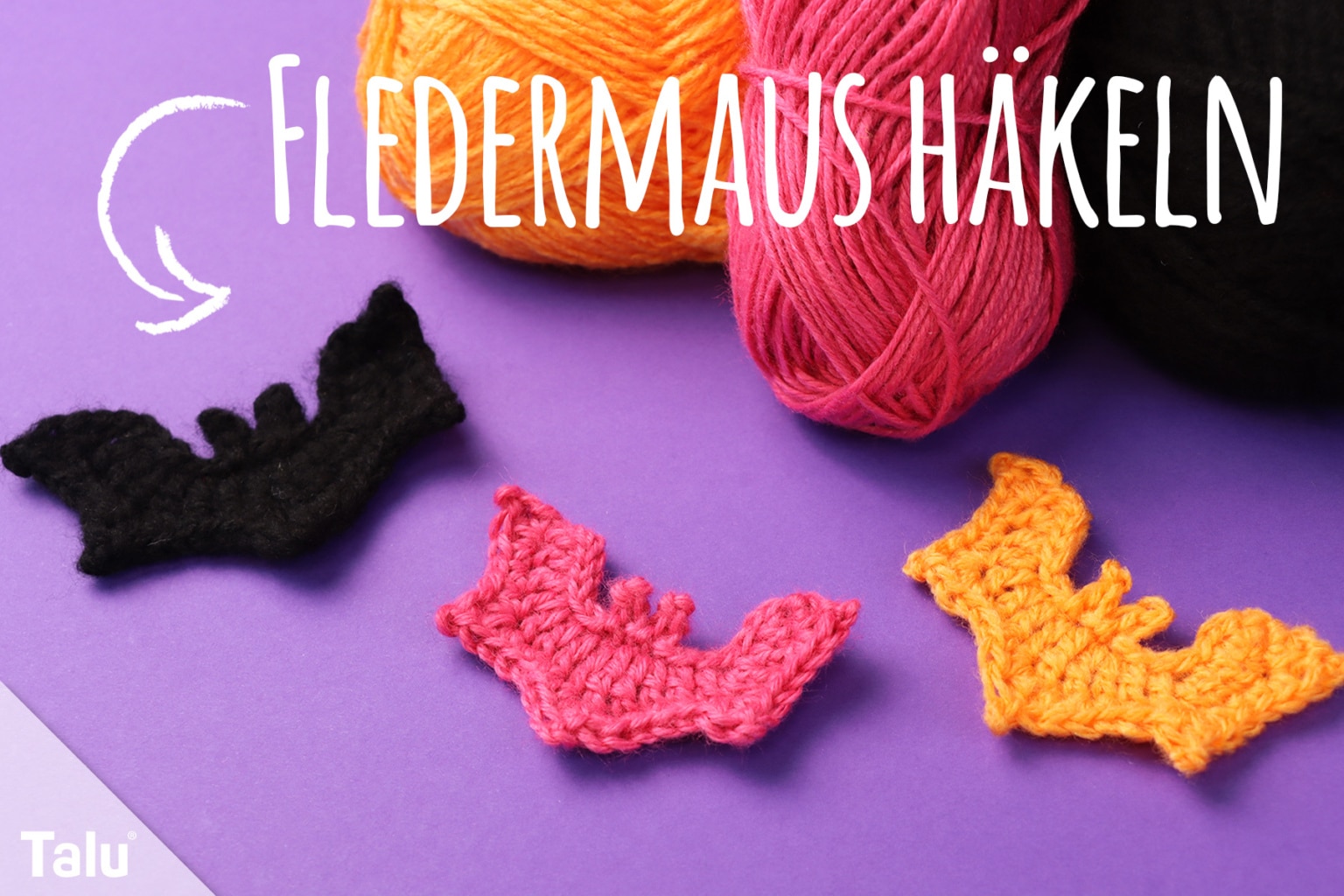 Fledermaus häkeln | Kostenlose Anleitung - Talu.de