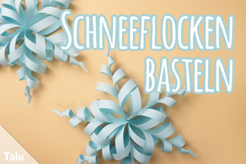 Schneeflocken basteln